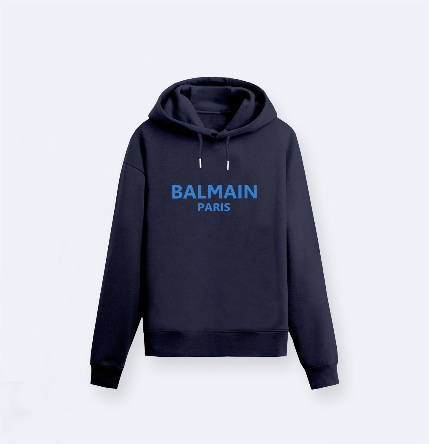 Cotton Printed Balmain Hoodie