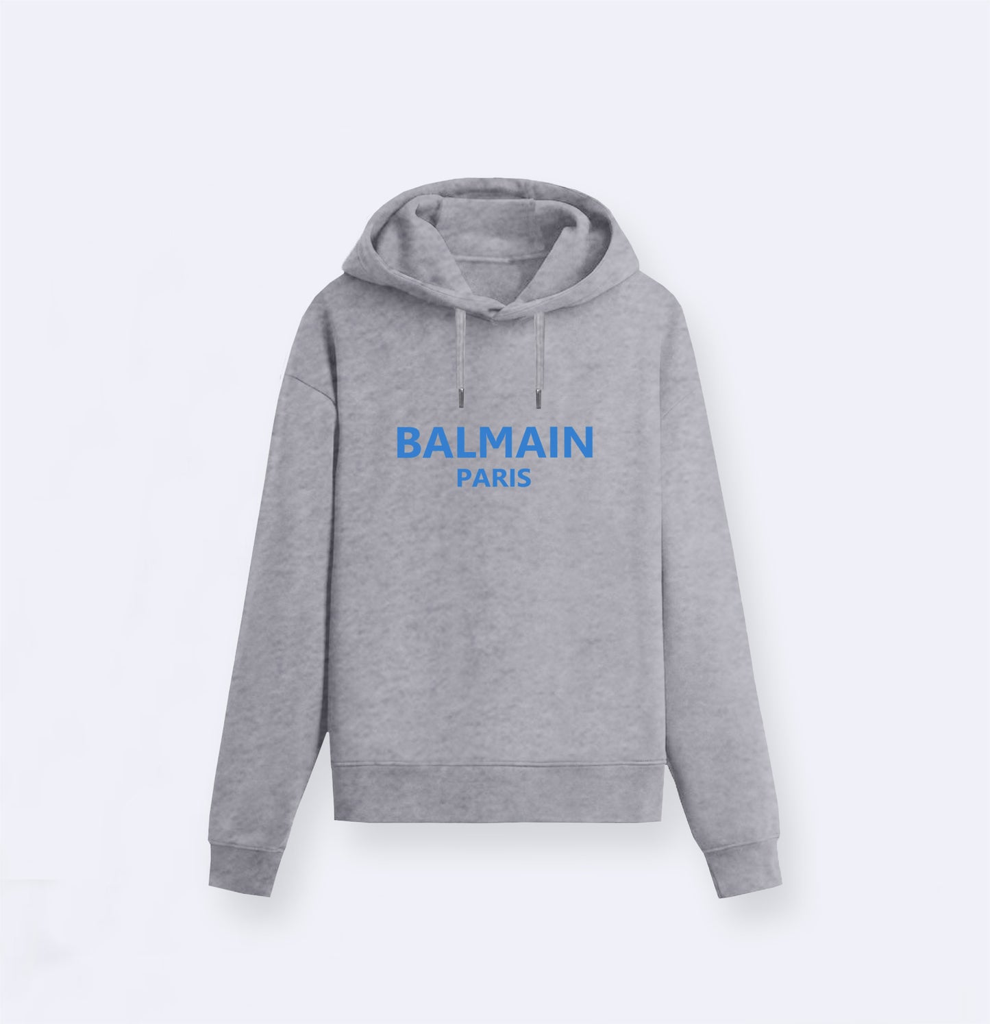 Cotton Printed Balmain Hoodie