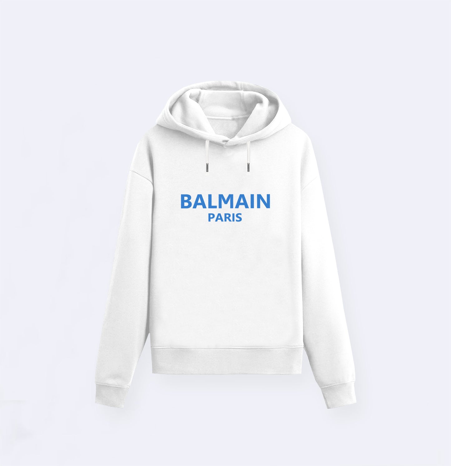 Cotton Printed Balmain Hoodie