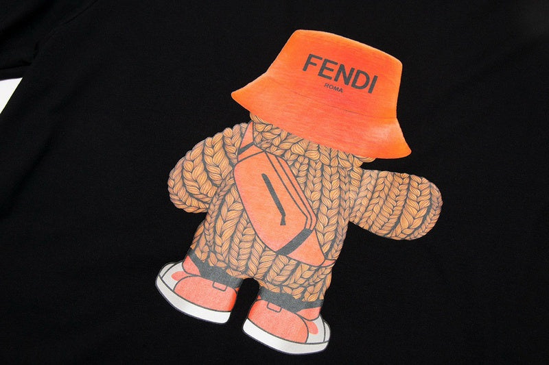 Fendi Bear Print T-Shirt