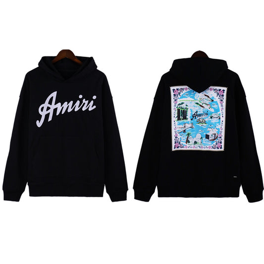 Amiri California Print Hoodie