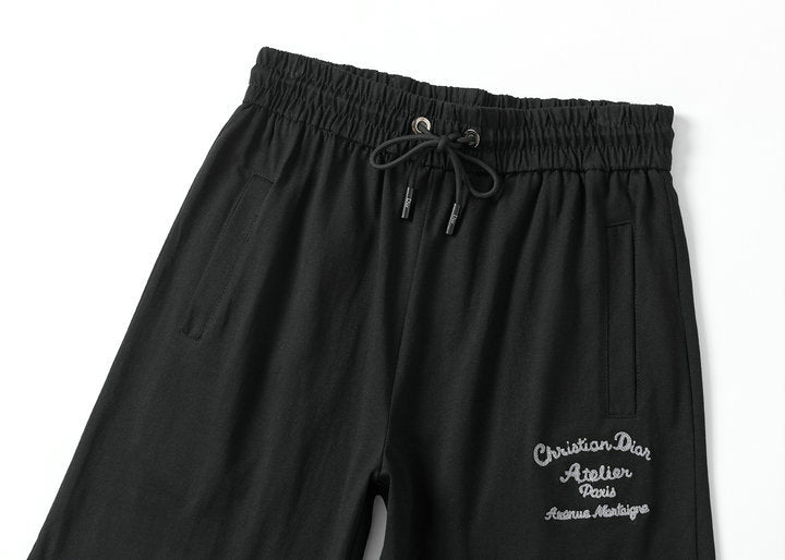 CHRISTIAN DIOR ATELIER Paris Formal Shirt & Shorts Set Black