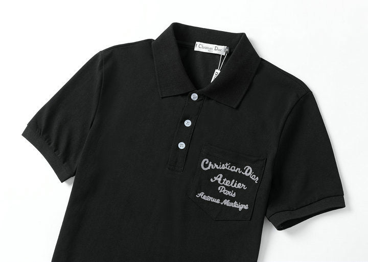 CHRISTIAN DIOR ATELIER Paris Formal Shirt & Shorts Set Black