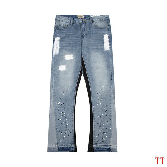 GALLERY DEPT Indiana Flare Slim-Fit Distressed Jeans
