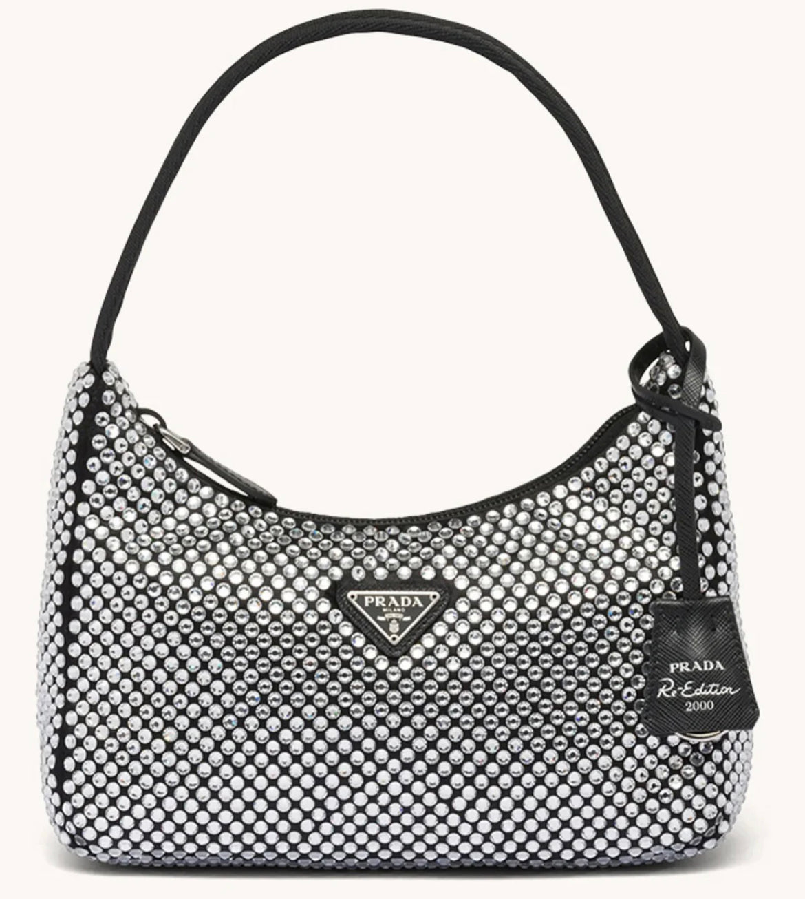 prada Satin mini-bag with crystals