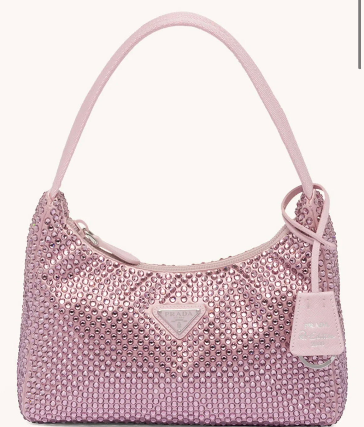 prada Satin mini-bag with crystals