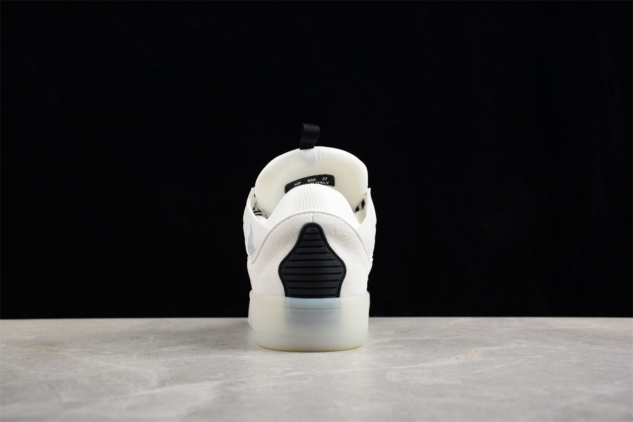 Lanvin Curb White/Black Transparent Sole
