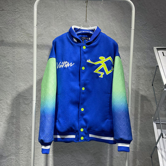 Louis Vuitton Mix Gradient Leather Bomberjacket