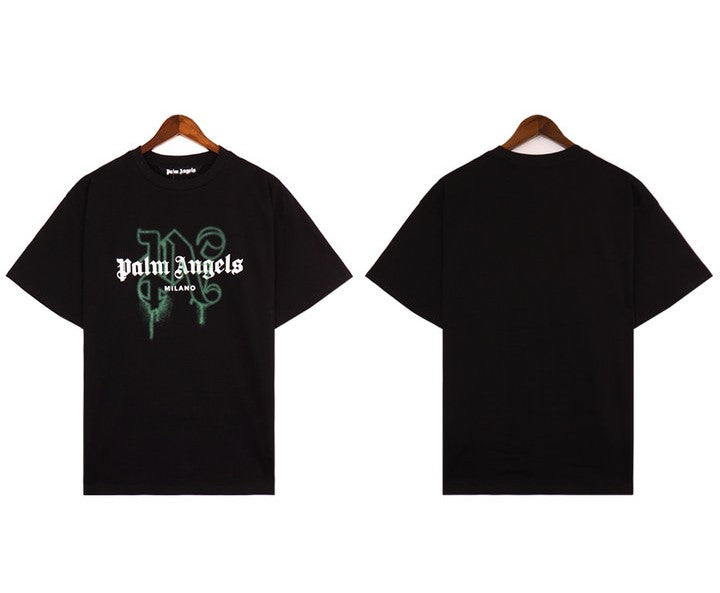 palm angels monogramprint t-shirts