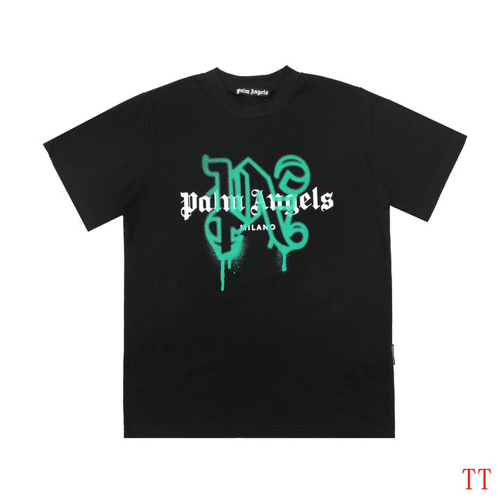 palm angels monogramprint t-shirts