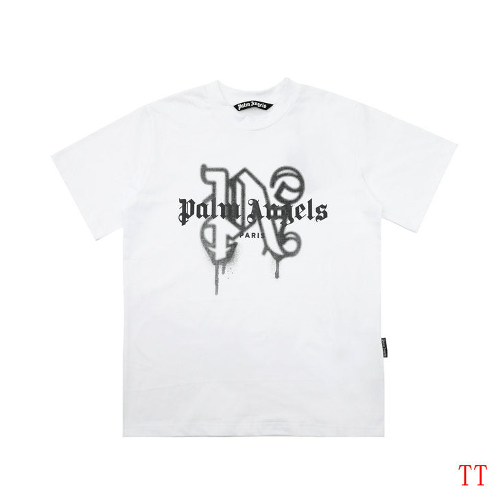palm angels monogramprint t-shirts